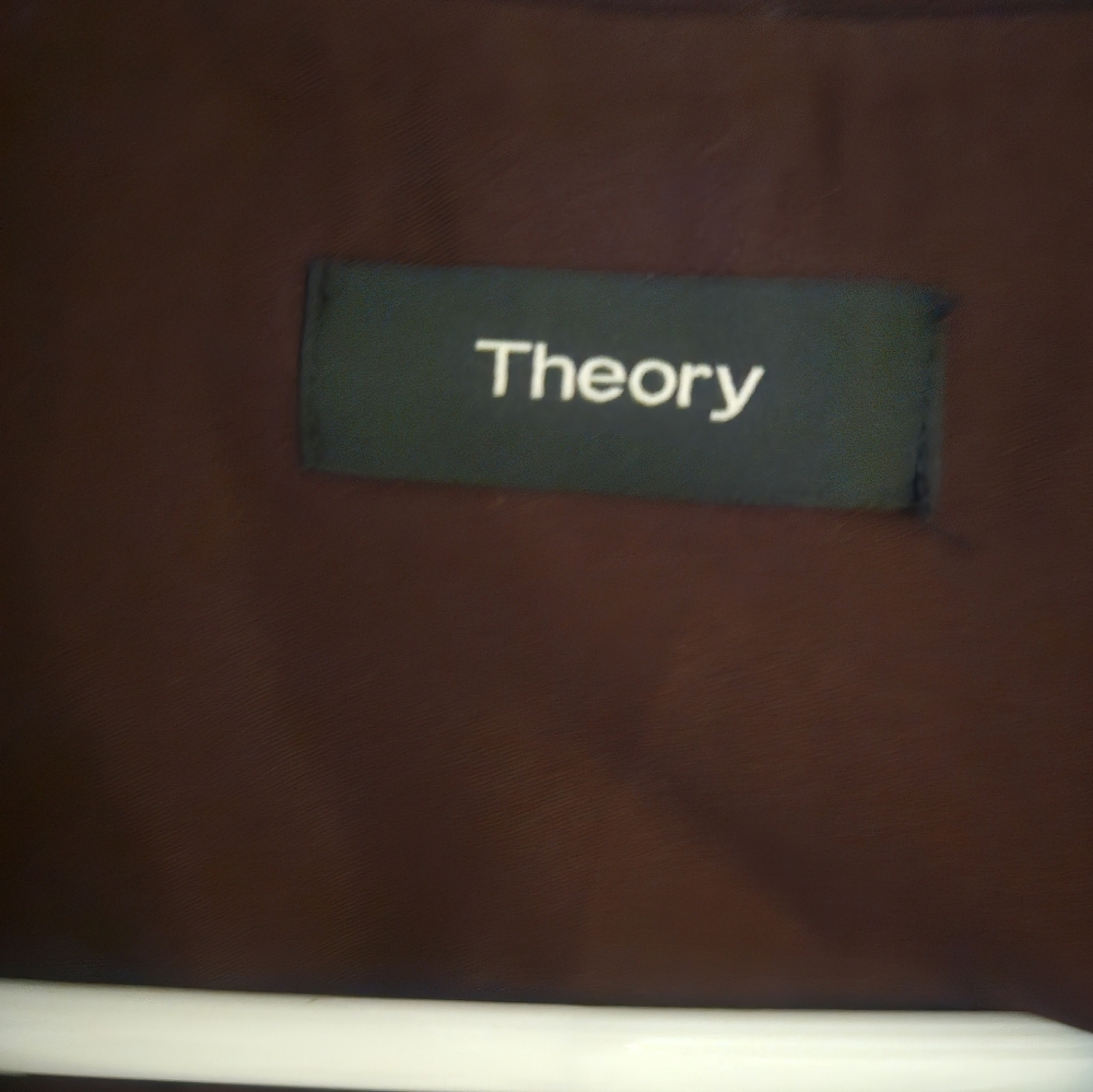 Theory wine Blazer with gold buttons size 2 - Picture 4 of 5